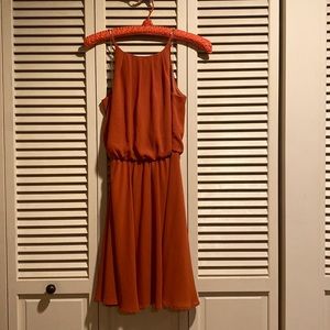 Summer Dress Burnt Orange